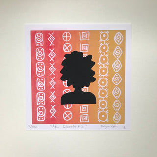 Karmyn Pittman Afro Silhouette #1 8x8