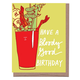 Scratch & Sniff Bloody Mary Birthday Card