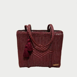 Cesta Tote, Wine, Solid, MD